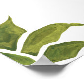 手色彩の鮮やかパイオン、水色の背景。 ポスター (角)