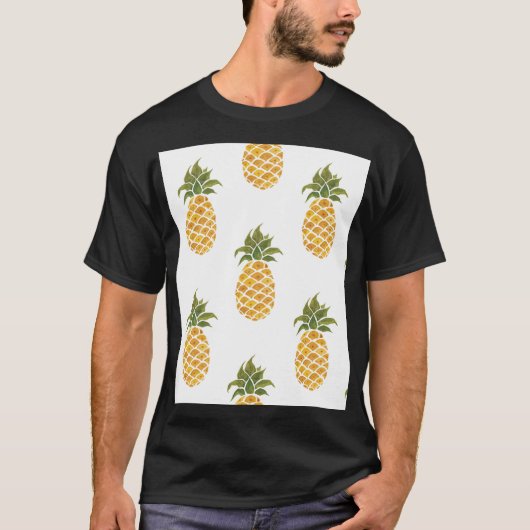 手色彩の鮮やかパイオン、水色の背景。 Tシャツ (正面)