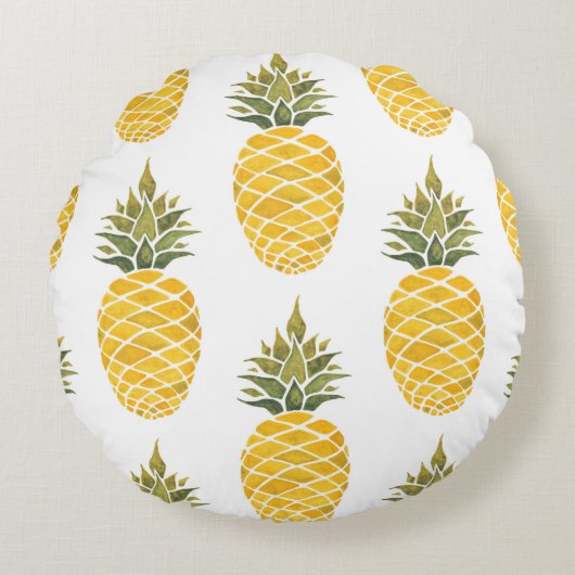 手色彩の鮮やかパイオン:水色シームレス。 ラウンドクッション (正面)