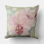手色彩の鮮やかフローラエレガント蘭パステル色 クッション (正面)