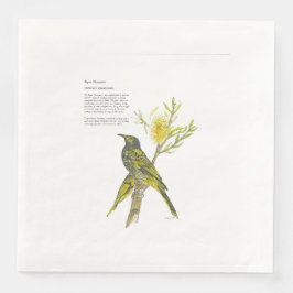 手色彩の鮮やかプリント絶滅寸前の鼻眼鏡ナプキン