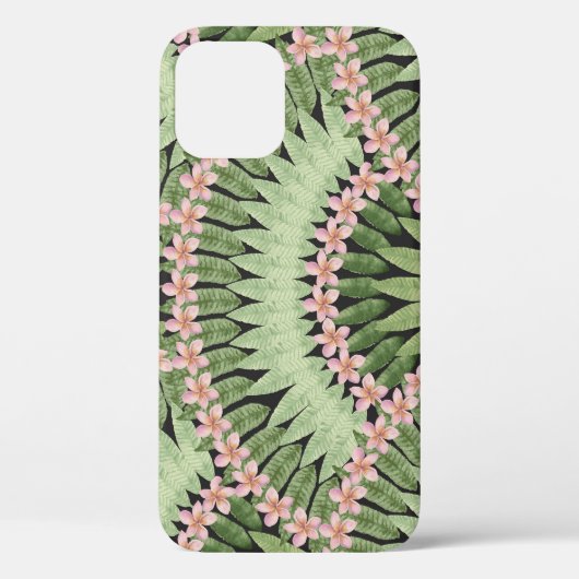 手色彩の鮮やか型熱帯花パターン Case-Mate iPhoneケース (裏面)
