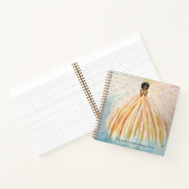手色彩の鮮やか天使スパイラルノートブック(8.5 x 8.5) ノートブック