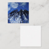 手色彩の鮮やか山アートカード ノートカード (正面/裏面)