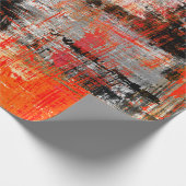 手色彩の鮮やか抽象芸術背景要約，芸術，油, ラッピングペーパー (角)