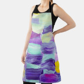 手色彩の鮮やか抽象芸術背景 エプロン (インサイチュ)