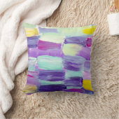 手色彩の鮮やか抽象芸術背景 クッション (ブランケット)