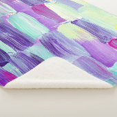 手色彩の鮮やか抽象芸術背景 シェルパブランケット (3/4)