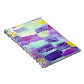 手色彩の鮮やか抽象芸術背景 ノートブック (右側)