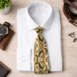 手色彩の鮮やか水色レトロヴィンテージパターン ネクタイ