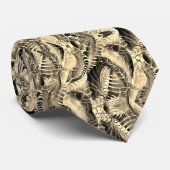 手色彩の鮮やか水色レトロヴィンテージパターン ネクタイ (ロール)