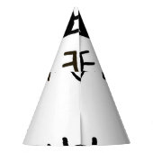 手色彩の鮮やか目インクのパターン パーティーハット (裏面)