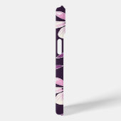 手色彩の鮮やか紫花モノグラパーソナライズされたム Case-Mate iPhoneケース (裏面 / 右)