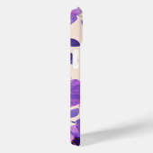 手色彩の鮮やか紫花モノグラパーソナライズされたム Case-Mate iPhoneケース (裏面 / 右)