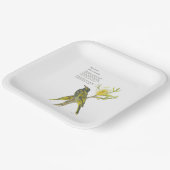 手色彩の鮮やか絶滅種本眼水紙プレート ペーパープレート (傾斜あり)