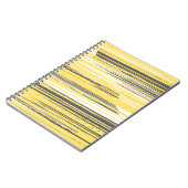 手色彩の鮮やか線 – 黄 ノートブック (左側)