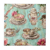 手芸術的ユニーク引きアンティーク タイル (正面)