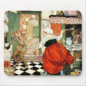 手芸術的引き数々の背景色 マウスパッド (正面)