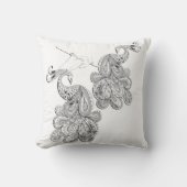 手芸術的描きドードル抽象芸術アート クッション (正面)