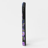 手芸術的色彩の鮮やかナイトガーデン満月ブルー Case-Mate iPhoneケース (裏面/左)