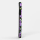 手芸術的色彩の鮮やかナイトガーデン満月ブルー Case-Mate iPhoneケース (裏面/右)