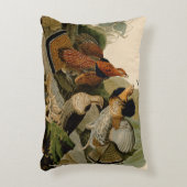 手荒いグロウズオードボンゲームバード アクセントクッション (正面(垂直))