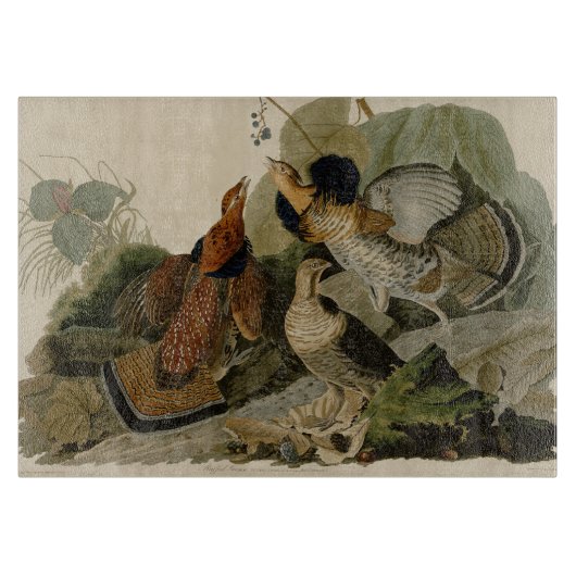 手荒いグロウズオードボンゲームバード カッティングボード (正面)