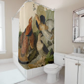 手荒いグロウズオードボンゲームバード シャワーカーテン (インサイチュ)