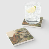 手荒いグロウズオードボンゲームバード ストーンコースター (横)