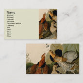 手荒いグロウズオードボンゲームバード 名刺 (正面/裏面)