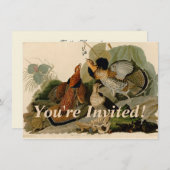 手荒いグロウズオードボンゲームバード 招待状 (正面/裏面)