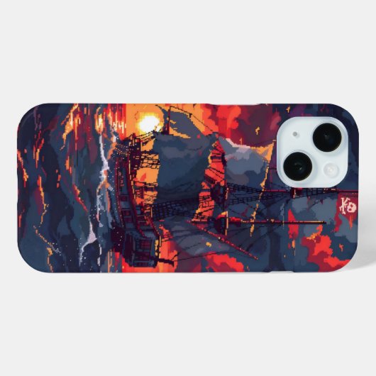 手荒な Case-Mate iPhoneケース (裏面 (横))