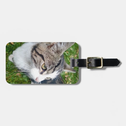 手荷物のためのカスタムなペット写真旅行荷物のラベル ラゲッジタグ (正面横)