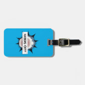 手荷物のシャークおもしろい攻撃 ラゲッジタグ (正面横)