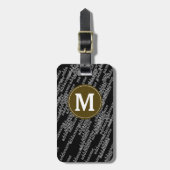 手荷物パーソナライズされたモダン ラゲッジタグ (正面縦)