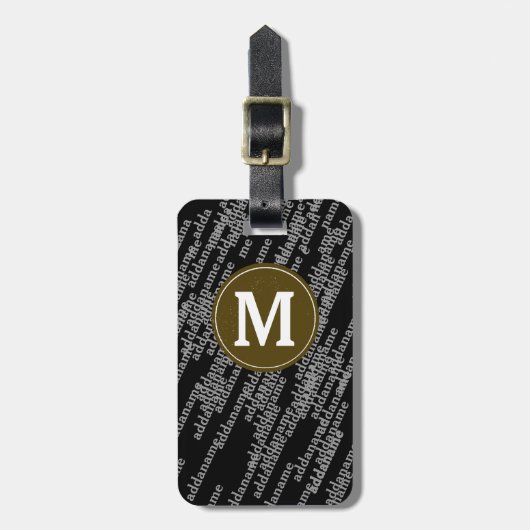 手荷物パーソナライズされたモダン ラゲッジタグ (正面縦)