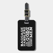 手荷物係: 人間の神 ラゲッジタグ (正面縦)