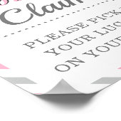 手荷物受取人旅行機当事者のお気に入りテーブル ポスター (角)