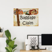 手荷物受取証 ポスター (ホームオフィス)