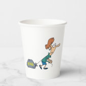 手荷物引揚げ女性 紙コップ (正面)