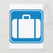 手荷物預かり/高速道路標識の請求 ポストカード (正面)