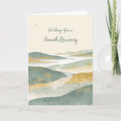 手術からの回復を願う　穏やかな回復の風景 カード (正面)