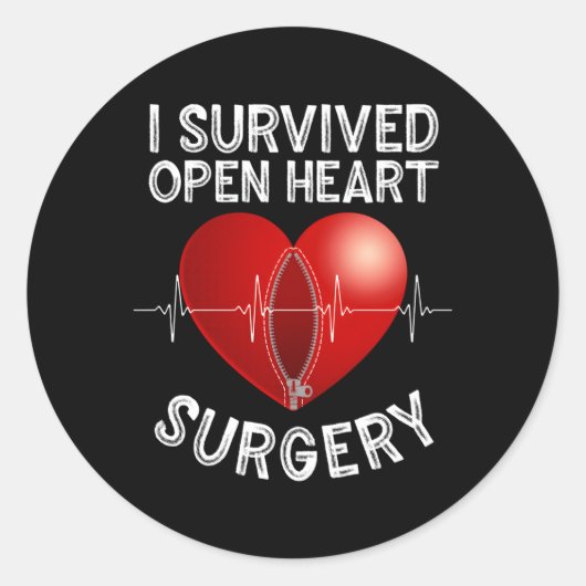 手術を開生き延びく ラウンドシール (正面)