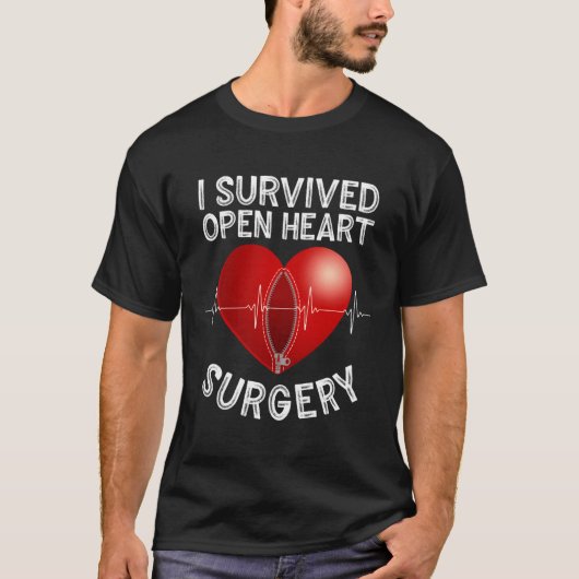 手術を開生き延びく Tシャツ (正面)
