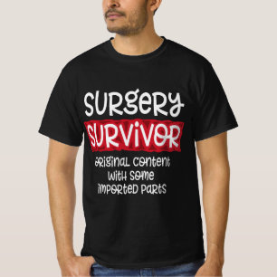 手術サバイバーオリジナルの内容（一部のインポートあり） Tシャツ