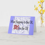 手術プロフェッショナルのプレゼント カード (黄色い花)