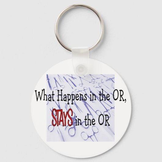手術プロフェッショナルのプレゼント キーホルダー (正面)