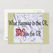 手術プロフェッショナルのプレゼント ポストカード (正面/裏面)