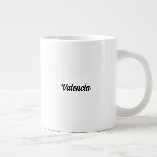 手術医パーソナライズされた市松模様に ジャンボコーヒーマグカップ (右)