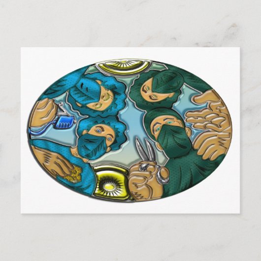 手術又は手術 ポストカード (正面)